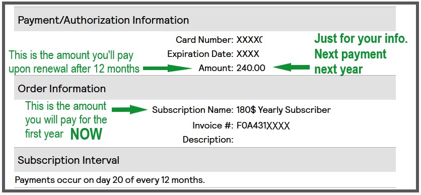 Example receipt from Authorize payment 180 edited with box small size